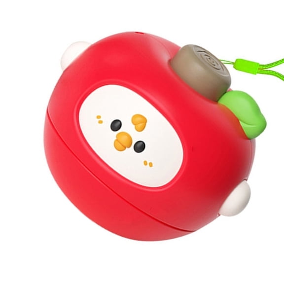 Sinyiin Children Educational Gyro Spinner Top Toy Fruit Theme Rotating Gyro with Launching Travel Friendly Interactive Party Toy