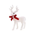 thumbnail image 1 of Sinyiin Christmas Plush White Reindeer Stuffed Animal Festival Ornament Toy For Kids Holiday Nursery Decoration Christmas Gift, 1 of 12