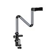thumbnail image 1 of Sinyiin Clamp Mount Foldable Aluminum Phone Tablet Stand 4 Adjustable Arm with 360 Rotation Portable Stand for Desk Use, 1 of 9