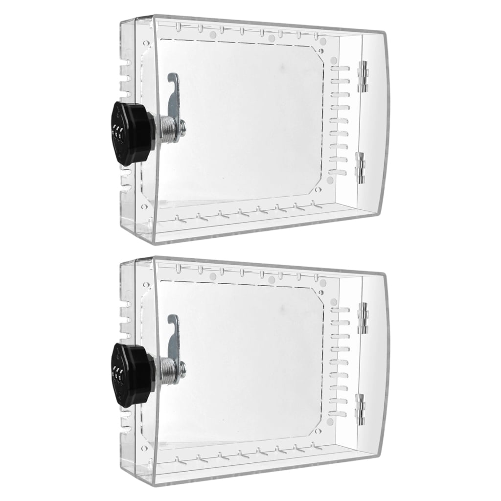 Sinyiin Clear PC Thermostat Lock Box with Secure Code Entry System ...