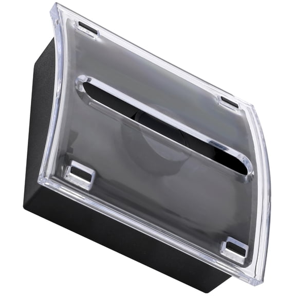 Sinyiin Clear Plastic Note Organiser Pull Out Note Dispenser Desktop Sticky Notes Box