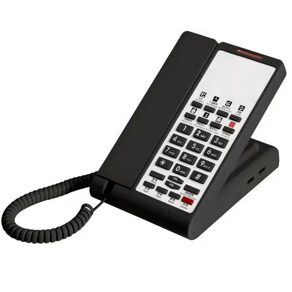 Sinyiin Corded Telephone Basic Landline Phone for Seniors Analog Home Phone Wall Mountable Small Desk Guest Room Telephone