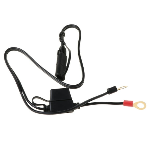 Sinyiin DC12-24V 18AWG SAE Quick Disconnect To O Ring Terminal Harness Connecters Cord Cable Connector for Battery