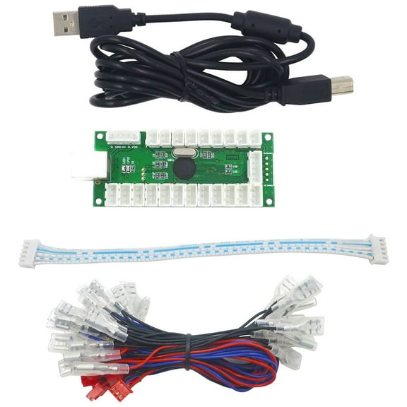 Sinyiin DIY Zero Delay Arcade USB Encoder PC to Joystick for Mame Jamma & Other Fighting Games