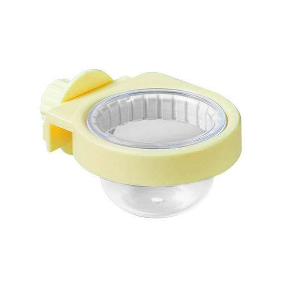 Sinyiin Detachable Parrots Feeding Cup Bird Plastic Food Bowl AntiTip Design For Small Animal Cage Accessories Secure Mounting