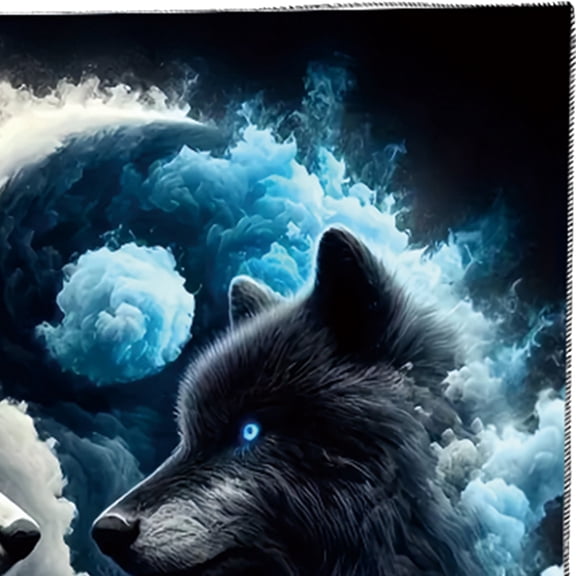 Sinyiin Dragon/Wolf Tarots Tablecloth Astrology Witchcrafts Deck Cloth Decoration