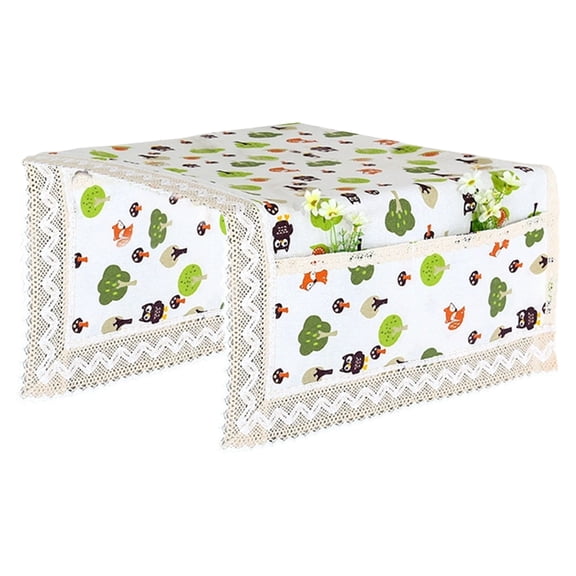 Sinyiin Durables Cotton Linen Refrigerator Dust Guard Multis Functional Organizers Cloth