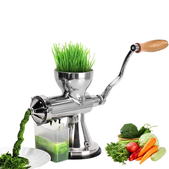 Sinyiin Easy Assembly Untarnished Manual Wheatgrass Presser For Healthy Beverages Preparation