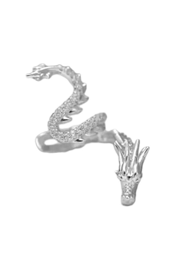 Edgy Dragon Ear Accessory Delicate Dragon Inspired Ear Cuff Individualized Ear Cuffs Exquisite Ear Wrap Clips Charm