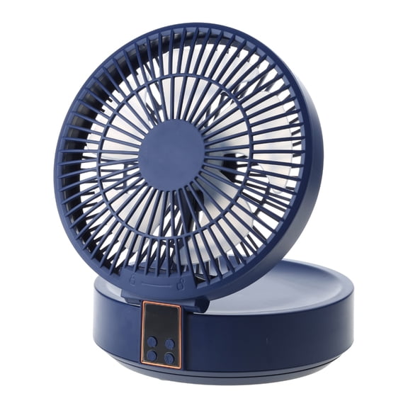 Sinyiin Electric Ventilator Remote Punch-free Circulation Air Cooling Fan with LED Light