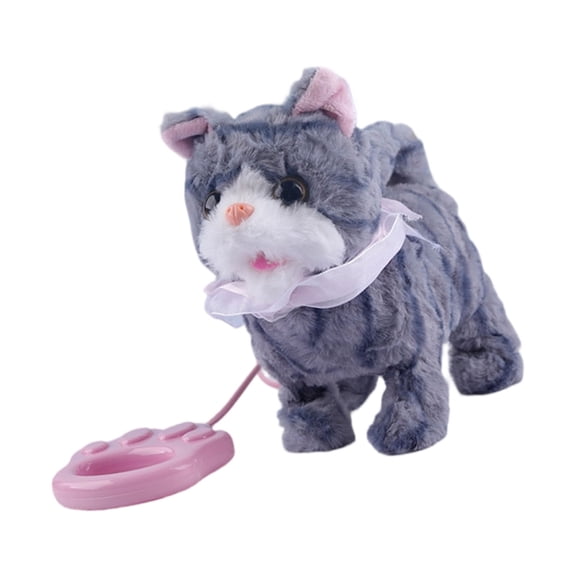 Sinyiin Electronic Pet Cats Doll Remote Control Walking Cats Children Entertainment Toy