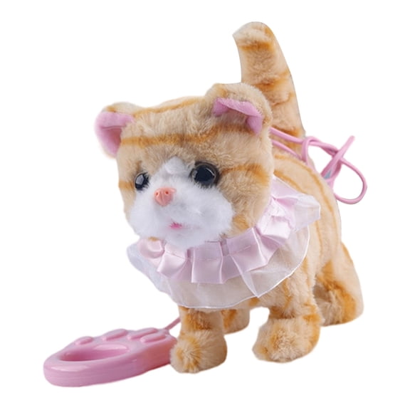 Sinyiin Electronic Pet Cats Doll Remote Control Walking Cats Children Entertainment Toy