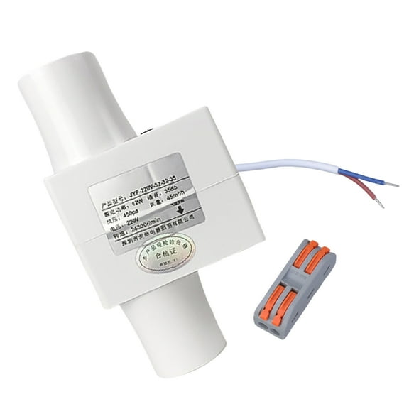 Sinyiin Energy Saving Duct Fan 12W 140mm For HVAC Airflows Enhancement In Small Spaces Quiet Ventilation in Grow Areas&Workshops