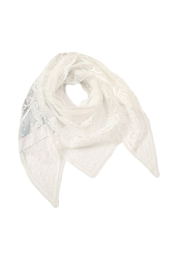 Fashion Mantilla Wedding Party Shawl for Woman Lace Trim Wrap Casual Scarves Shawl Veils Foulard Female Mantilla