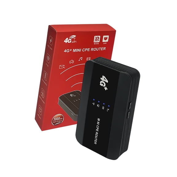 Sinyiin Fast Speed WIFI6 4G LTE Internet Routers with Card Slot Ethernet Port Stable Connection Design for Travels Office Use