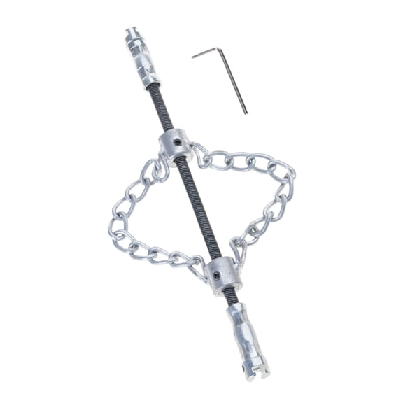 Sinyiin Flexible Shaft Drain Cleaner Scraping Chain Heavy Duty Corrosion Resistant Plumbing Tool