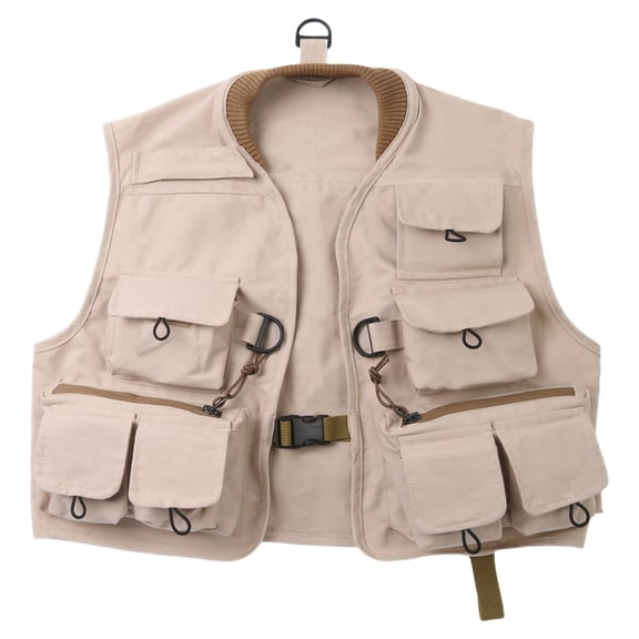 Sinyiin Fly Fishing Vest for Kids Children Outdoor Multi Pocket Waistcoat Trout Fishing Gear Accessories Multifunctional