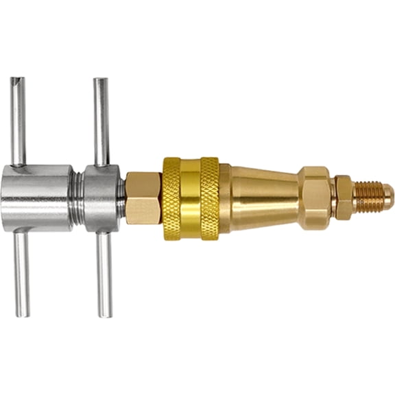Sinyiin Fridge Refrigerants Refill Adapter Quick Coupling Accessory for Refrigerants