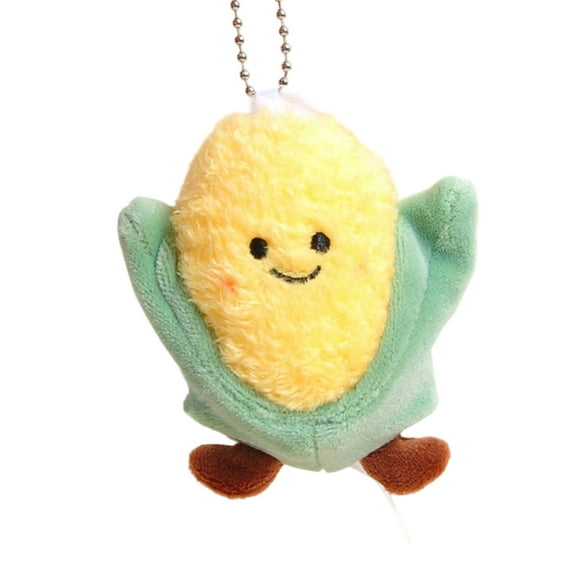 Sinyiin Fun Vegetable Plush Pendant Soft Stuffed Keychain Hanging Decoration Bag Charm