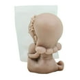 thumbnail image 1 of Sinyiin Girls Silicone Mould Little Girl Candle Resin Mold for DIY Scented Candle Making, 1 of 17