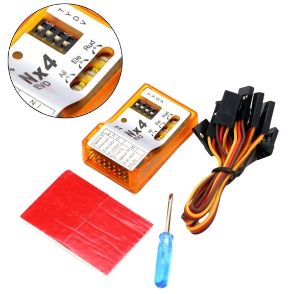 Sinyiin Helicopter Aircraft Parts NX4 Flight Controller 3D Flight Gyroscope Balance