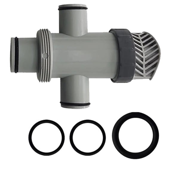Sinyiin High Pressure Pool Valves Assembly Set Plastic Texture for Hoses Includes Split Plunger Valves and Sealing Rings