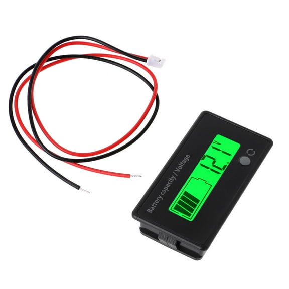 Sinyiin High Quality Surface Waterproof 12V-84V Lead-acid Battery Capacity Indicator Voltage Meter Voltmeter LCD Monitor