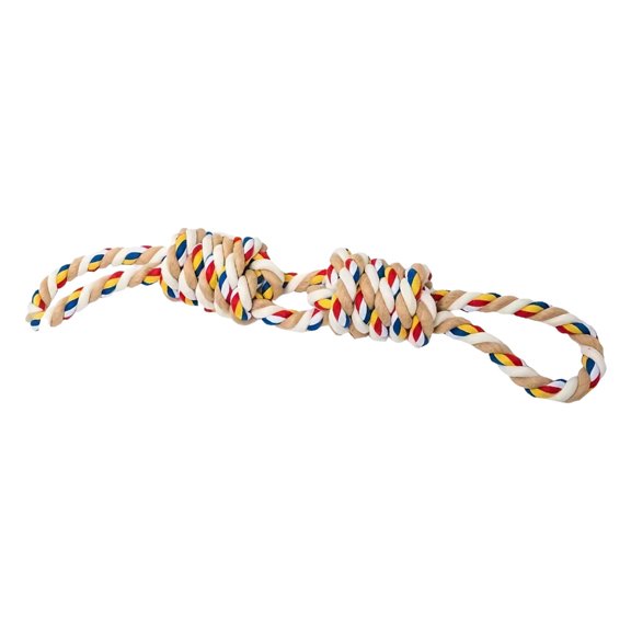 Sinyiin Interactive Cotton Rope for Dog Exercise Agility Training Indoor Entertainment