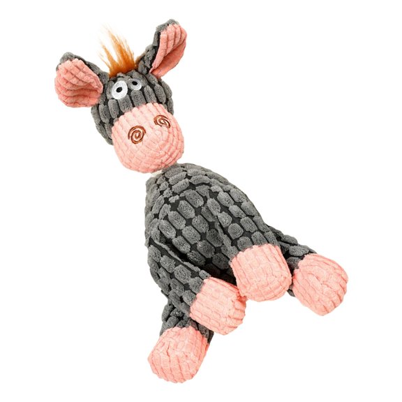 Sinyiin Interactive Plush Dog Toy Donkey Shape Doll For Aggressive Chewers Plush Donkey For Training And Play