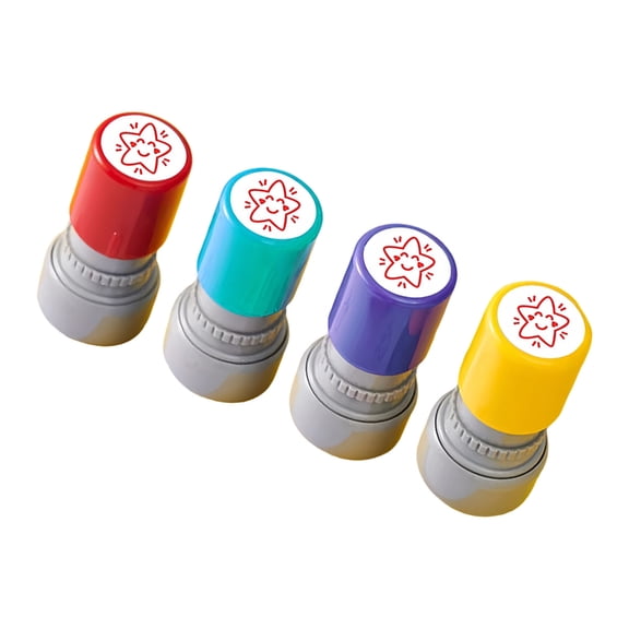 Sinyiin Kids Craft Stamps Plastic Reusable Cartoon Shapes Art Project Activity Tools