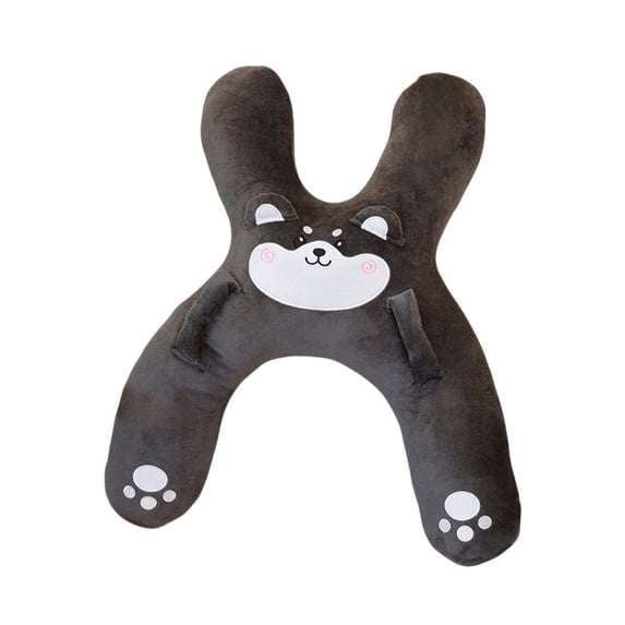 Sinyiin Kids Friendly Car Seat Neck Pillow Headrest Pillow With Plush Cover