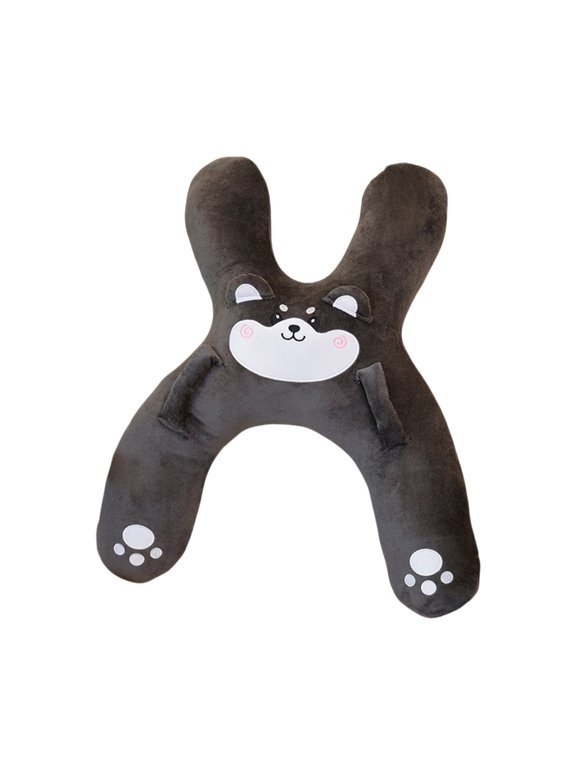 Kids Friendly Car Seat Neck Pillow Headrest Pillow With Plush Cover