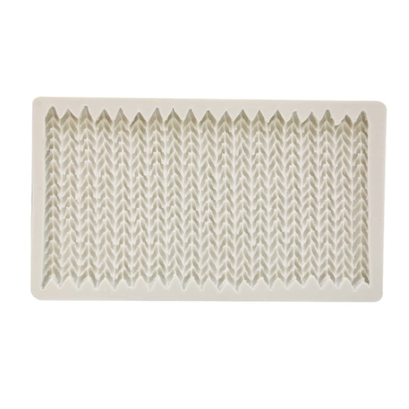 Sinyiin Knitted Texture Cake Mold Sugar Craft Silicone Mold Cake Decorating Bakeware