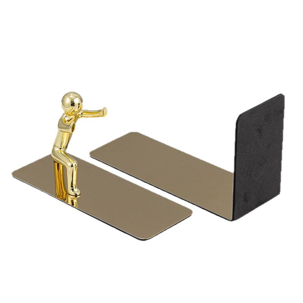 Sinyiin Kung Fu Man Bookends Decorative Bookends Metal Book End Book ...