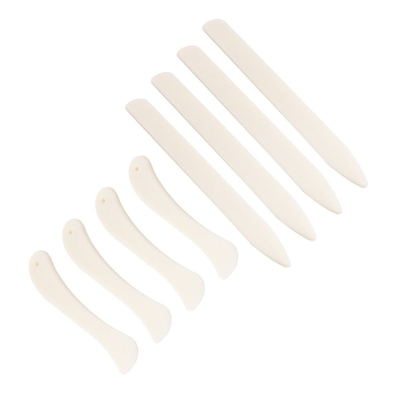 Sinyiin Leather Craft Creasing Tool Plastic Bone Folder Ergonomic Grip Fabric Creaser