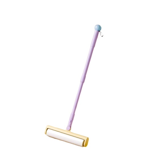 Sinyiin Lints Roller with Retractable Rod Long Handle Sticky Mops Home Cleaning Tool