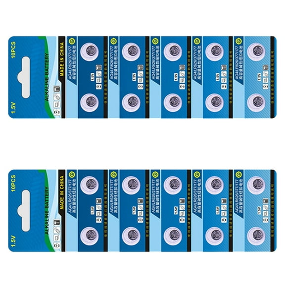 Sinyiin Long Lasting Power 20/10Piece AG4/LR626/377 Alkaline Button Coin Cell Batteries For Small Electronics Keyless Entry Toy