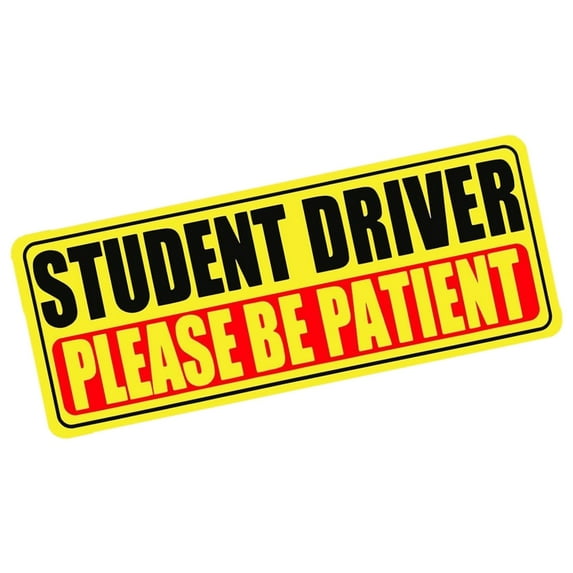 Sinyiin Magnetic Safety Signs For Novice Drivers Heat Resistant Car ...