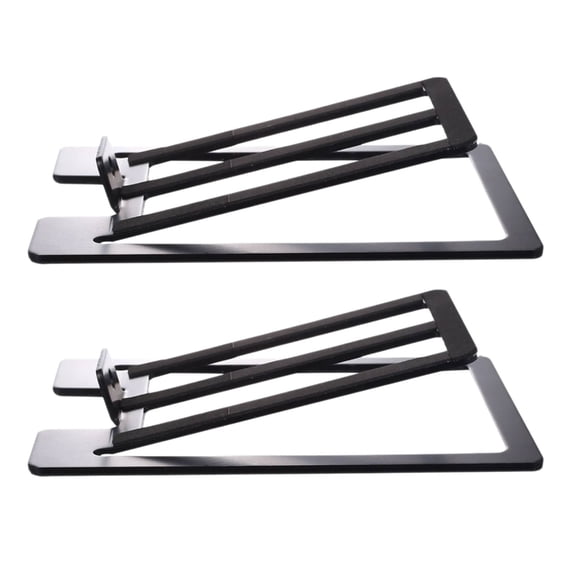 Sinyiin Metal Desktop Speaker Rack Stand Sturdy Support Compatible for Various Brands Adjustable Angle Nonslip Base