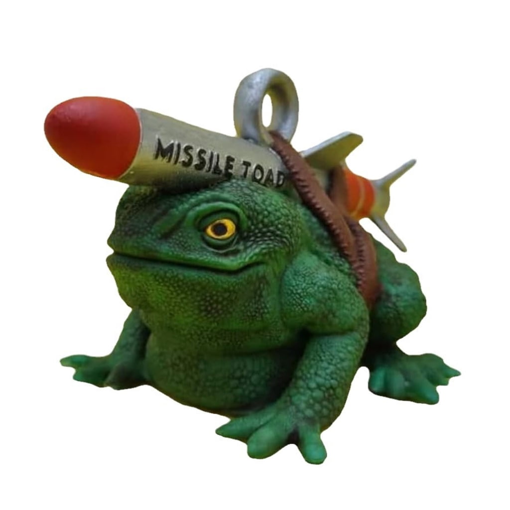 Rocket Toad Sinyiin Missiles Toads Hanging Ornament Funny Christmas Decoration Joke ...