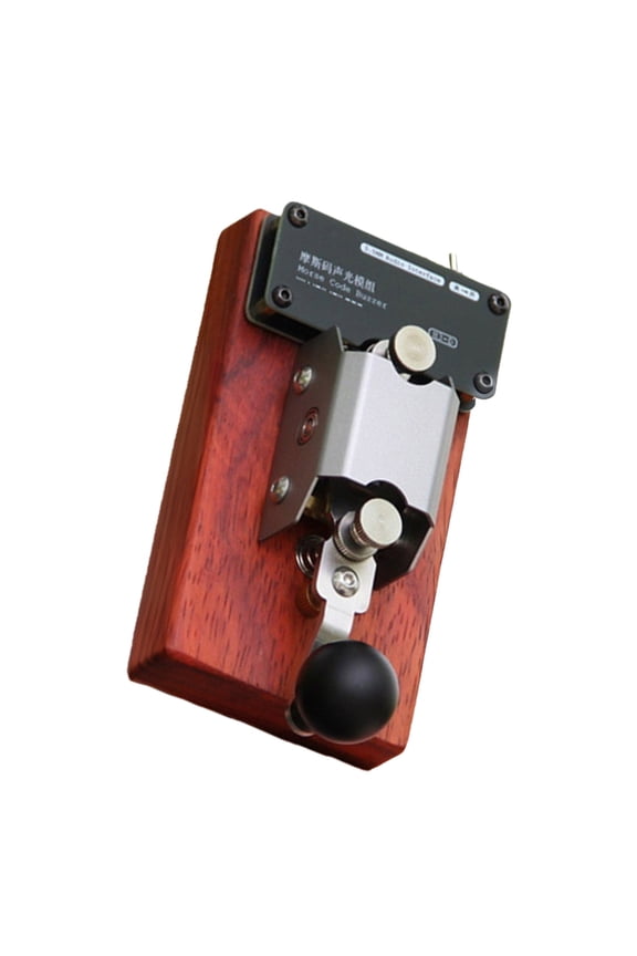 Morse Code Telegraph Key With Integrated Sound & Light Module Morse Code Trainer