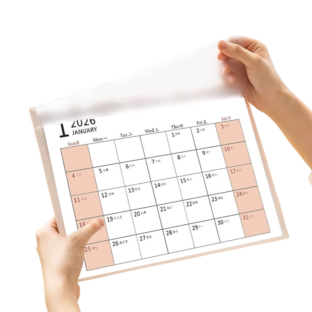 Sinyiin Multifunction 2026 Date Display Desk Pad Mouse Pad Perfect for ...