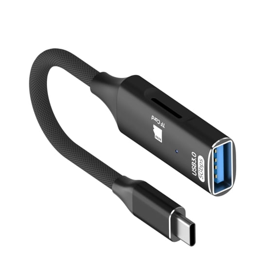 Sinyiin Multiple Function Type C OTG Adapters Card Reader USB 3.0 Hubs 17cm for Smartphone