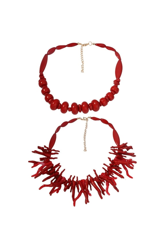 Multipurpose Irregular Coral Statement Pieces Necklace Versatile Jewelry Accessory for Stylish Outfits Casual Wear