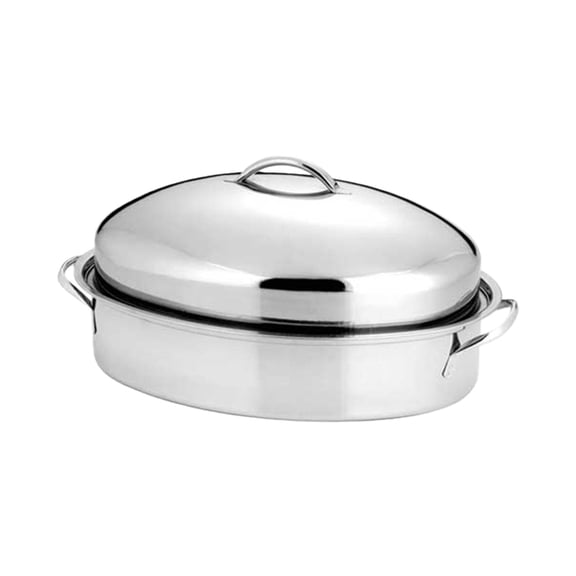 Sinyiin Oval Shape Steamer with Steam Holes for Efficient Cooking Large Birds and More
