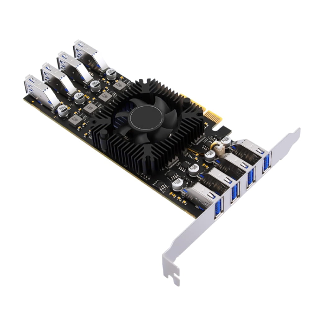 Sinyiin PC Upgrades with 8Port USB3.2 PCIe Card, Quick 5Gbps Data ...