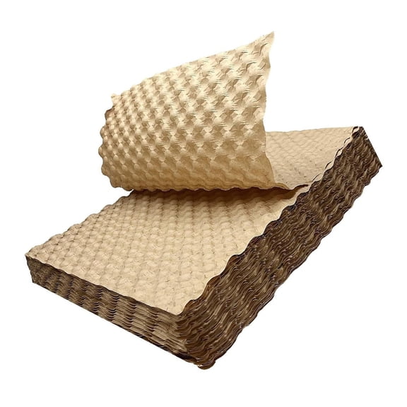 Sinyiin Pack Of 100 Paper Bubble Wrap Sheets Cushioning Wrap For Moving Packing Shipping
