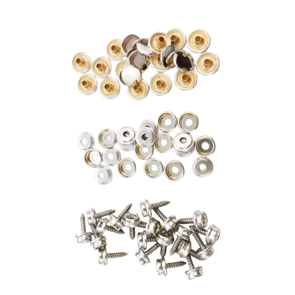 Sinyiin Pack of 50 Stainless Steel Screws Fastening Outdoor Tapping ...
