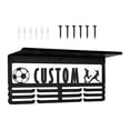 thumbnail image 1 of Sinyiin Personalize Sports Achievement Organizers Metal Wall Rack, 1 of 6