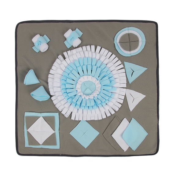 Sinyiin Pet Dog Snuffle Mat Nose Smell Training Blanket Sniffing Pad Slow Feeding Bowl Food Dispenser Carpet Relieve Stress Non-Slip Puzzle Toys